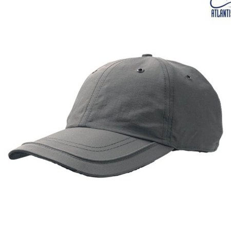 Εξάφυλλο καπέλο με κλείσιμο με κορδόνι (Atl TECHNO) γκρι